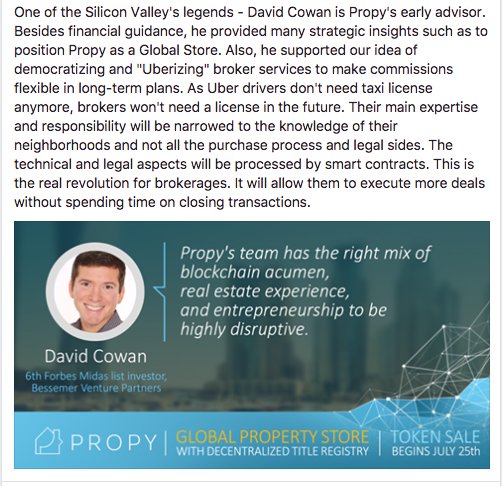 PropyInc's tweet photo. More on @PropyInc as a Global Store and the idea of democratizing and #Uberizing broker services in #RealEstate on to the #blockchain. https://t.co/CNmDdwN1pM