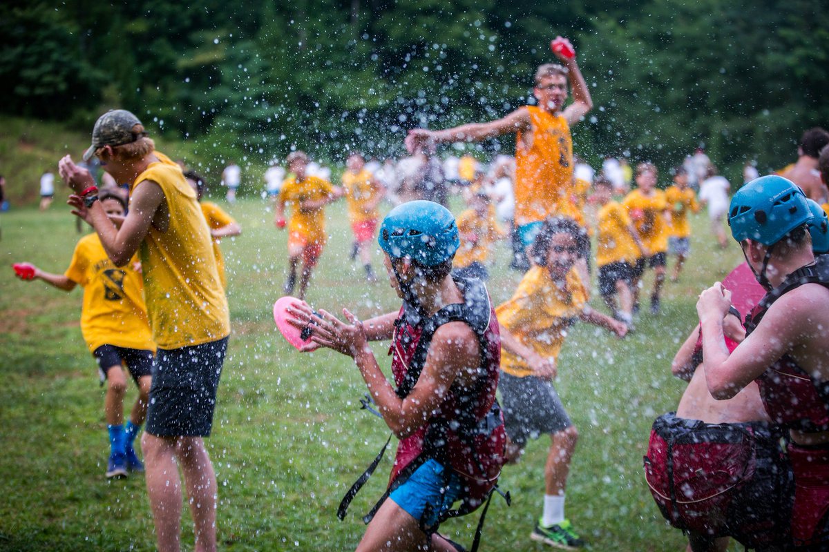 Water balloons &amp; slingshots. What could be better? Tell us why you think #campisgreat!