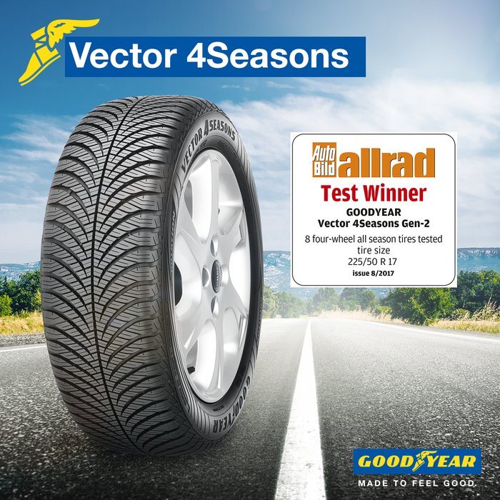 Vector 4 Seasons'ın 4 mevsimlik gücü şimdi Auto Bild Allrad onaylı! bit.ly/22zU67V