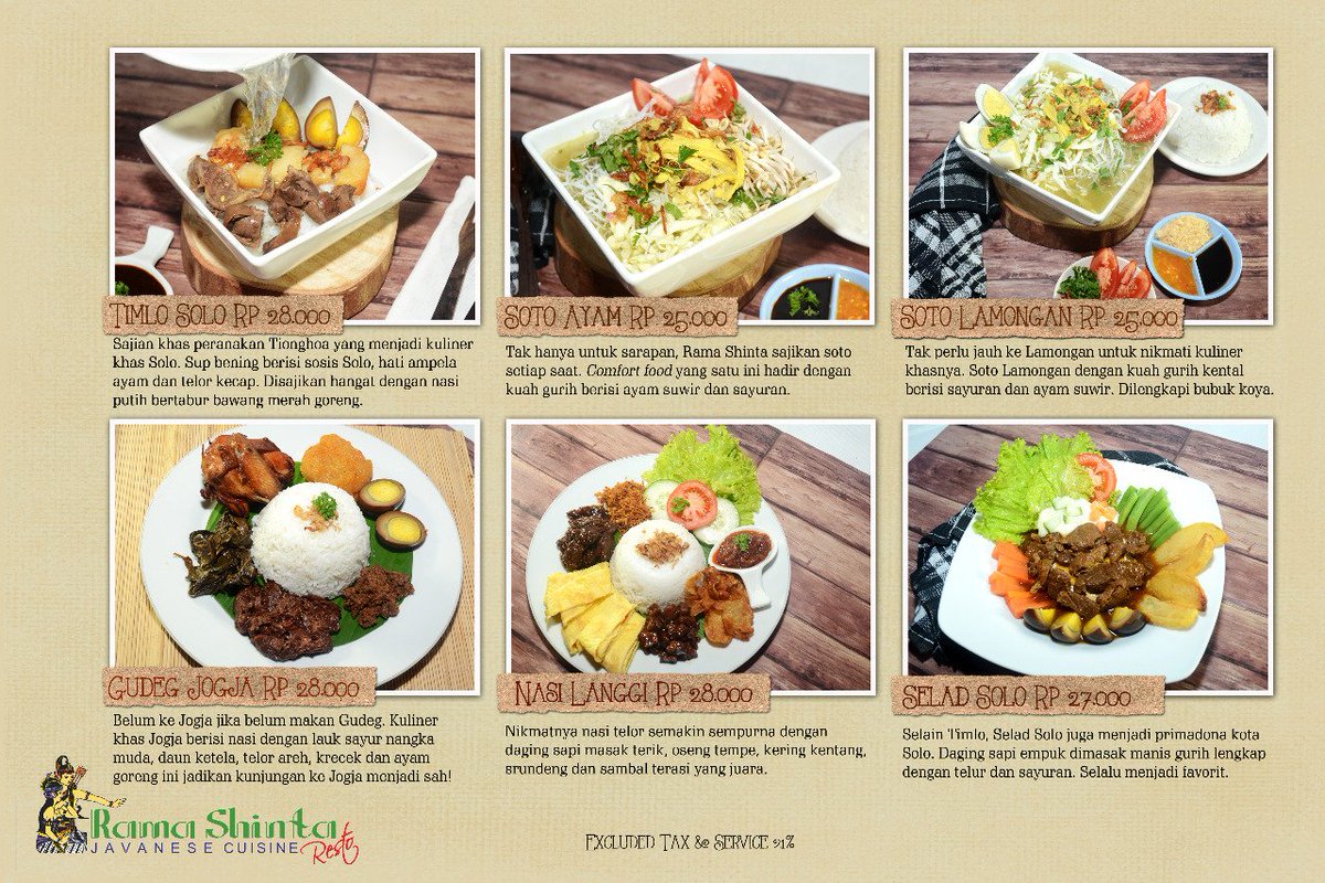 Nikmati menu kami yups.....