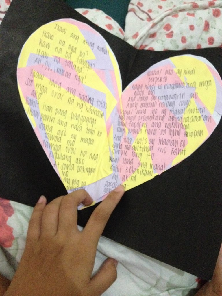 thisismaxfrance's tweet photo. why so effortt☺️✨thankyou uli sa another sweet paper messages💕loveyou! #happy15th💖💘😇 mamatay na sumira pa kingina! hahahaha #kupals https://t.co/UbiJrko2kO