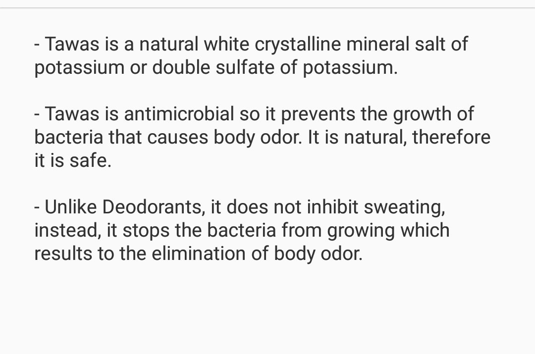 Tawaspowder's tweet image. Why tawas powder?