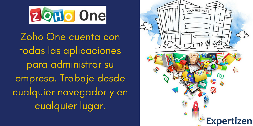 etixen_cloud's tweet photo. #ZohoOne cuenta con todas las aplicaciones para administrar su empresa
Contac 6091-3920 https://t.co/dKefNl49NE #Expertizen @zoho_latam https://t.co/U8mGSO4d7I