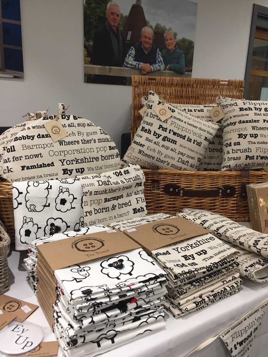 Happy Yorkshire day! To celebrate we've taken our Yorkshire collection for a day out at Yorkshire ITV studios in Leeds #HappyYorkshireDay