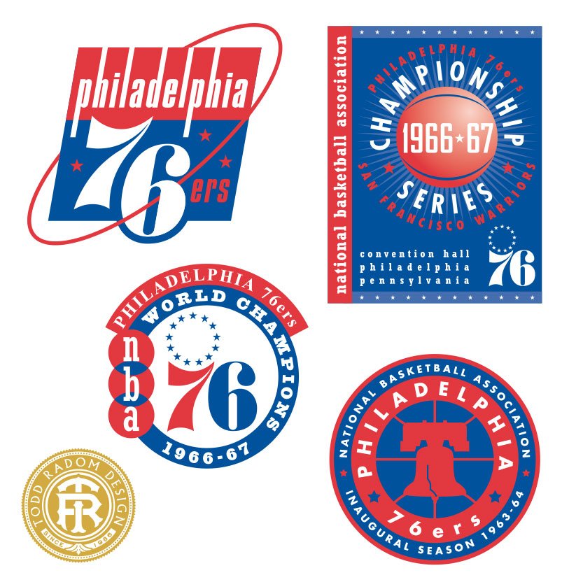 Todd Radom On Twitter From Deep In The Archives Sixers Retro Art That The Nba Brought Me To Do 20 Yrs Ago For The Then New Nba Store