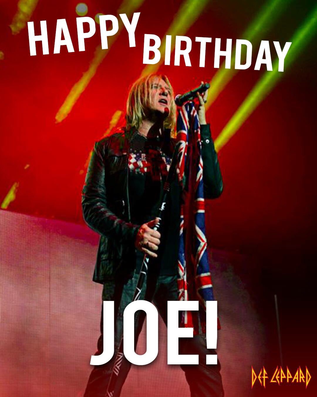 Wishing a very happy birthday today to our frontman Joe Elliott! Cheers! 