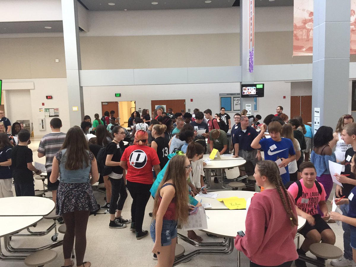 PatapscoHSCFA's tweet photo. Incoming #9th grade students beginning to mingle https://t.co/LljVPrckky