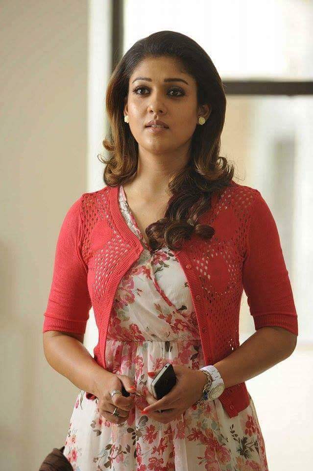 nayanthara long frock