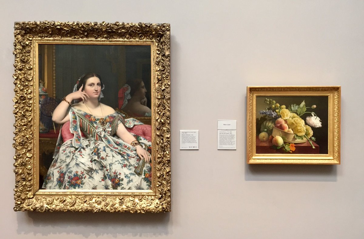 JDomercq's tweet photo. Thrilled to welcome a fabulous new loan @NationalGallery: Antoine Berjon's still life, 1826. Unlike anything else in our coll. Come! #Room45 https://t.co/421fwPwQkL