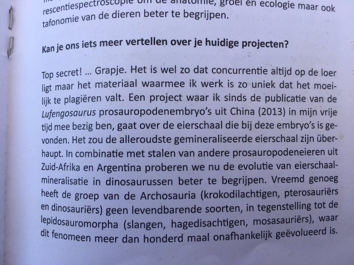 JDeMeulemeester's tweet photo. 'De kip of het ei, wat was er eerst?'
Deze Belgische paleontoloog zoekt mee uit (@BePaleontologie #spirifer) https://t.co/Ih0whi4ZB2