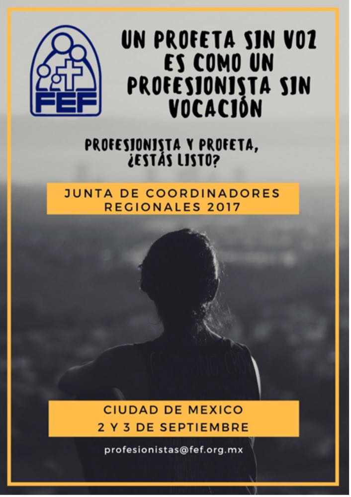 JP_FEF's tweet photo. Junta de Regiones: 
"Profeta sin voz es como un profesionista sin vocación" https://t.co/UDr9e41FaX