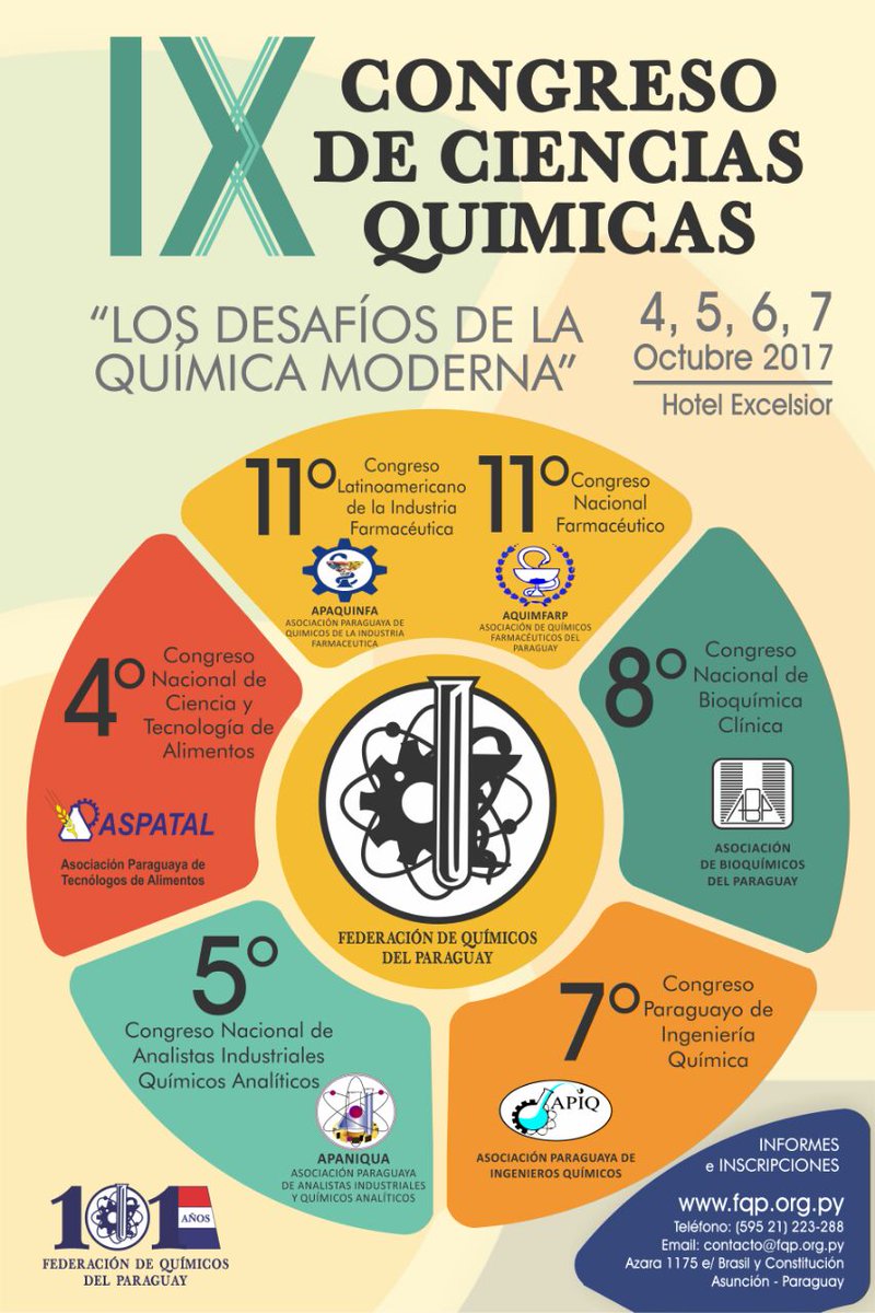 Últimos días para la presentación de Trabajos fqp.org.py/index.php?opti…