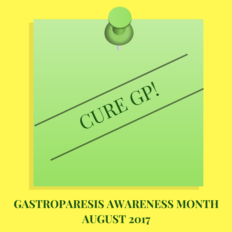 melissarvh's tweet photo. It's #Gastroparesis Awareness Month &amp; the tweets are about to get obnoxious! I'd apologize, but I wouldn't mean it!  :) #CureGP #Unite4GP https://t.co/P5T9Ztlm3s