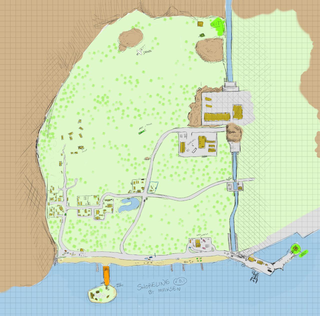 Giraffy Eft Shorelineのマップを入手致しました Thanks To Maksen