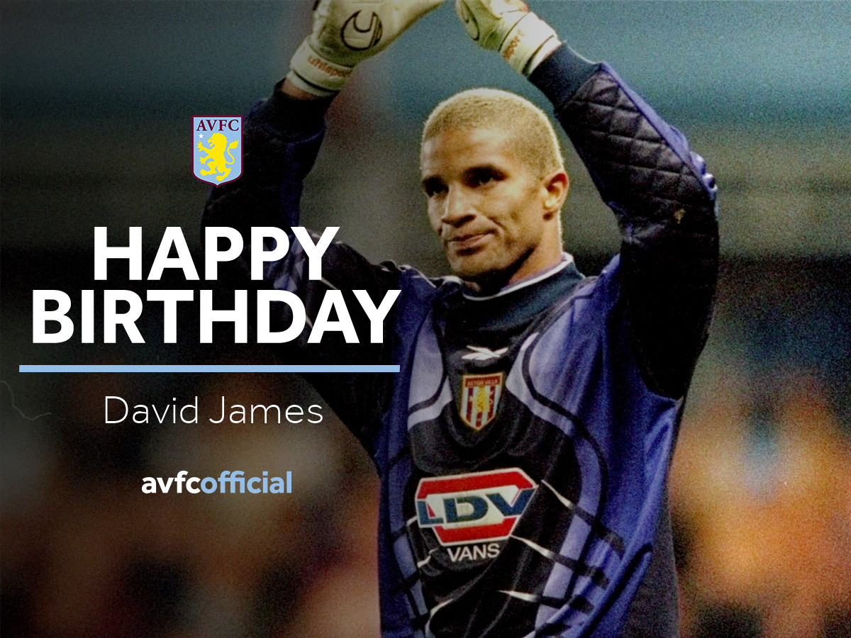 Happy birthday to the one and only David James  PC: Aston Villa 