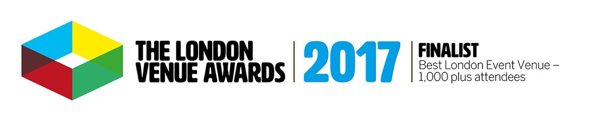 Excited to be a finalist in The London Venue Awards '17 for Best London Event Venue - 1000+ attendees #LVA17 <a href="/GlobalConfNet/">GCN | Global Conference Network</a>