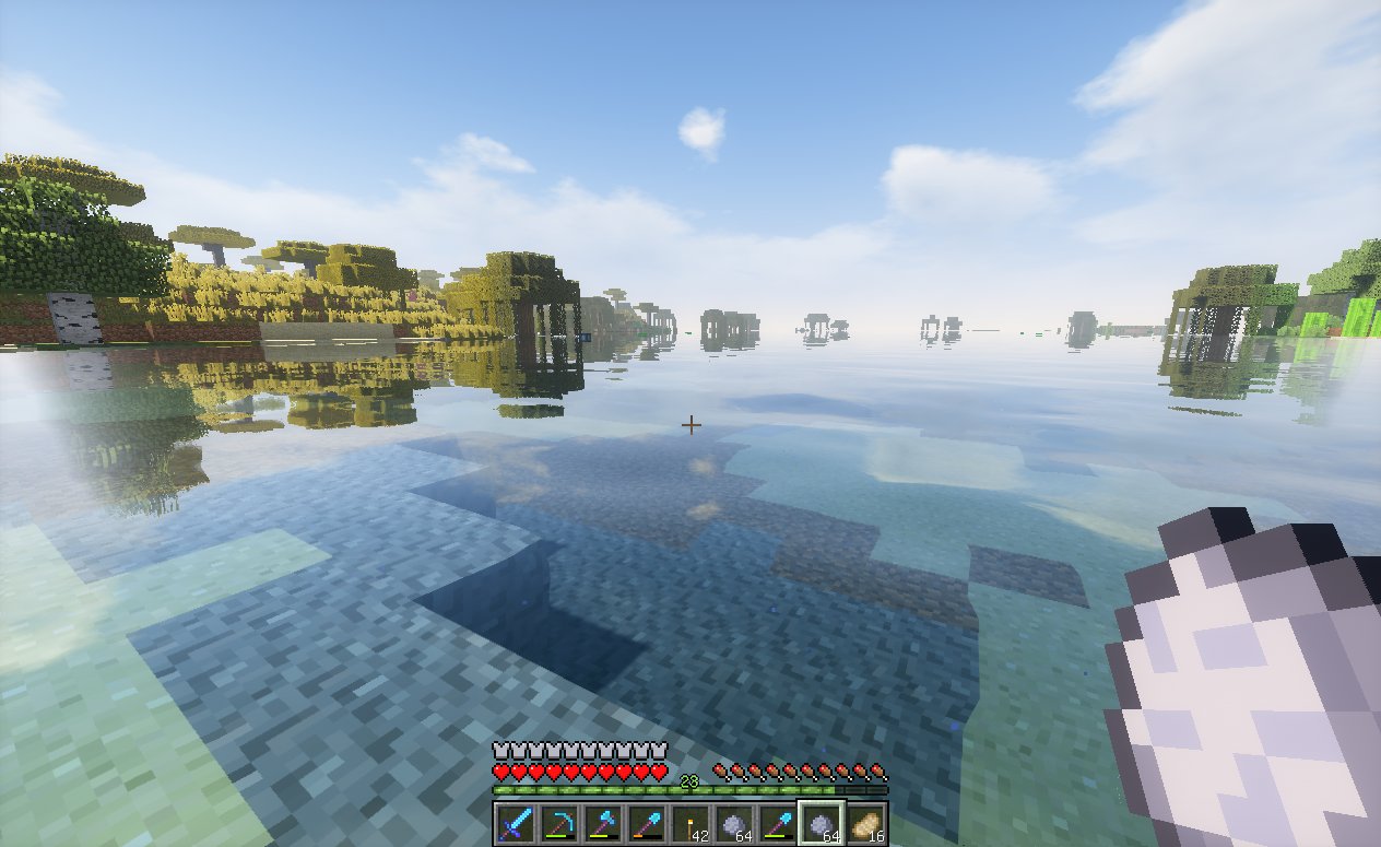 ちょり マイクラꐕ ꐕ ꐕ 花畑バイオーム見つけたので花屋さん作ることにしました まずは材料集め W ノ湿地帯にて粘土 そのあとふらふらしてたら砂漠発見ｗ なんかバイオームに恵まれている っ C マイクラ マイクラサバイバル日記