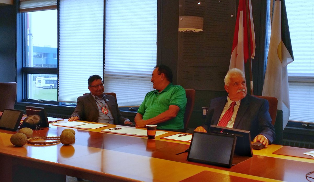 Nishnawbe Aski Nation (@nancomms) on Twitter photo Gathered this morning at Fort William First Nation to sign Statement of Commitment w <a href="/FWFN1/">FWFN</a> <a href="/CityThunderBay/">City of Thunder Bay</a> <a href="/gcfiddler/">Alvin Fiddler</a> Gathered this morning at Fort William First Nation to sign Statement of Commitment w <a href="/FWFN1/">FWFN</a> <a href="/CityThunderBay/">City of Thunder Bay</a> <a href="/gcfiddler/">Alvin Fiddler</a>