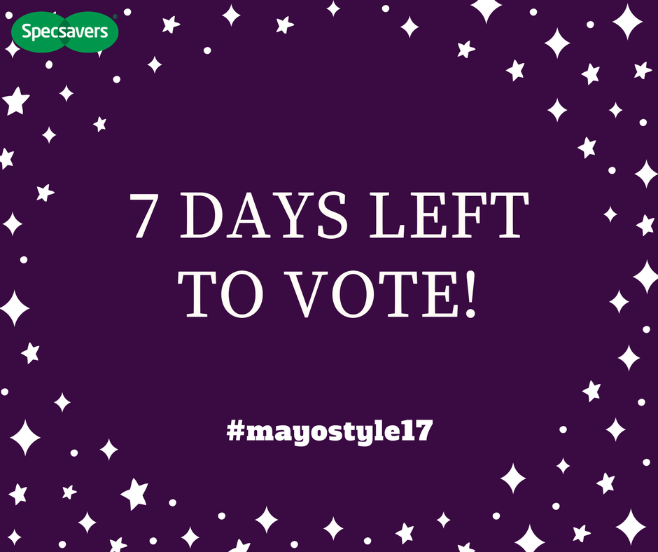 MayoStyleAwards's tweet photo. *7 DAYS* 
Just 7 days left to vote! https://t.co/WFvpWG96Ic https://t.co/VKvDW7tHLZ