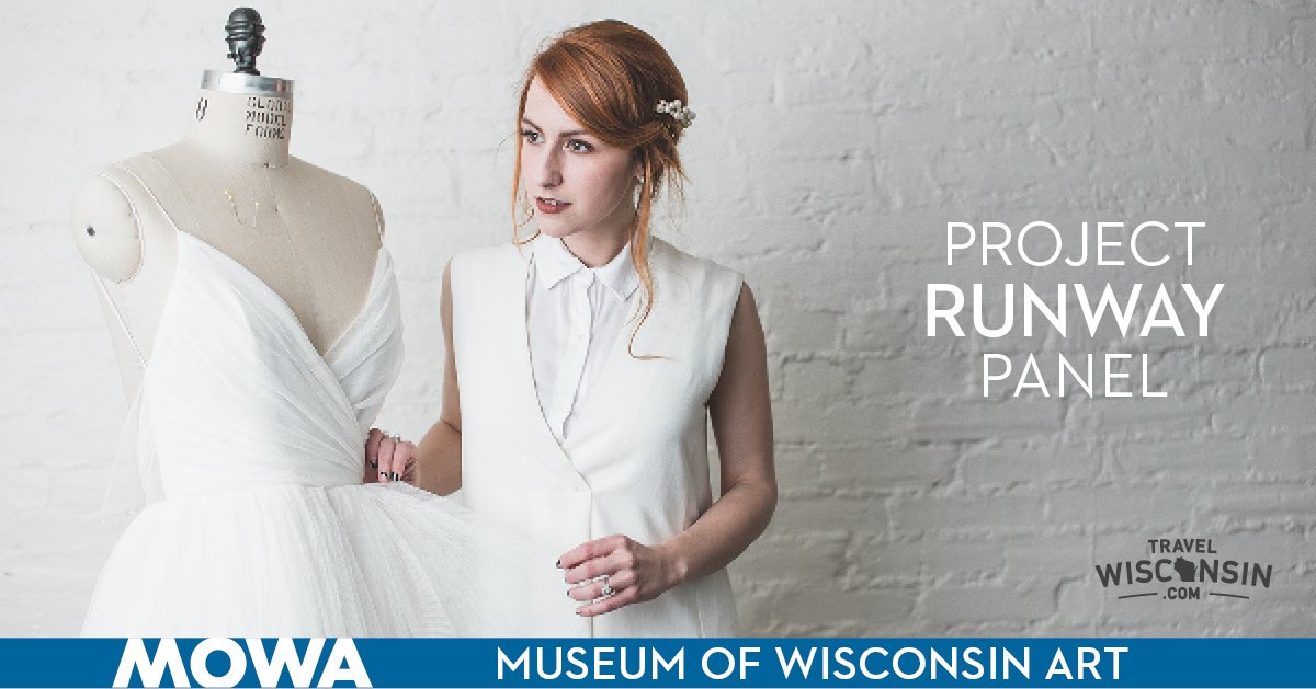MuseumofWIArt's tweet photo. 8/5 at 2:30 | Meet four @ProjectRunway designers and hear about their experiences on the hit reality TV show! @localfirstmke @UrbanMkeAE https://t.co/uU3MhzZr3g