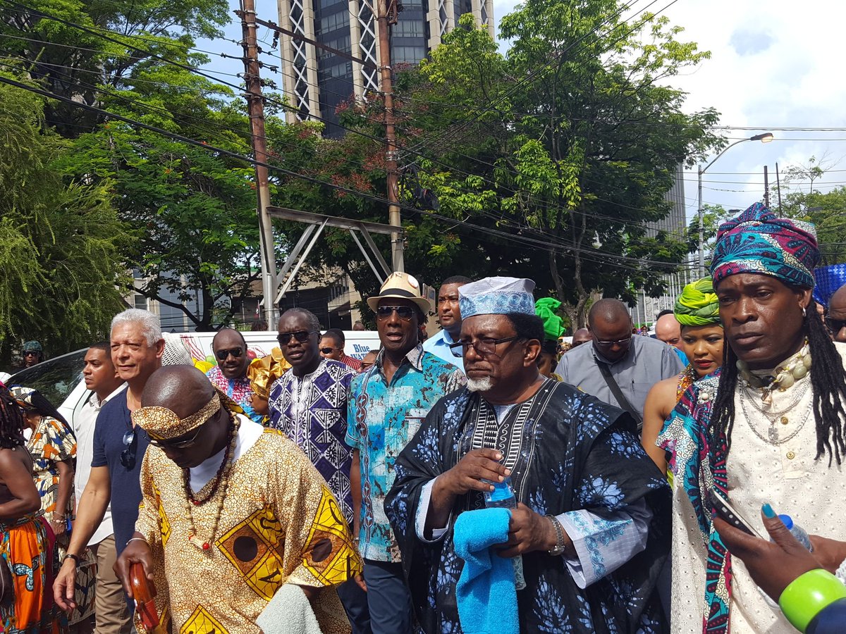 Emancipation procession has begun on Independence Square
