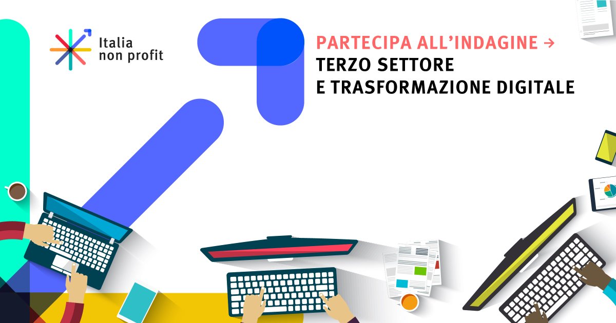 Italianonprofit's tweet photo. #TerzoSettore e #TrasformazioneDigitale, la prima indagine sul tema! Partecipa,le ricerche fanno bene al Settore! https://t.co/xsmcopT6Dx https://t.co/WwgVUumAEv