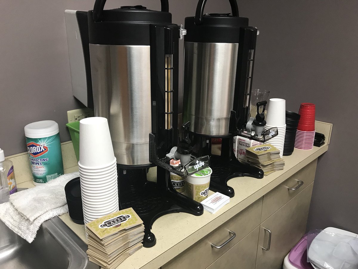 TrinityOKC's tweet photo. What a privilege to serve our OKC Gatewood ES faculty &amp; staff this morning! Thank you @ClassenCoffeeCo for supplying the good drip! https://t.co/lzFXLAopmC