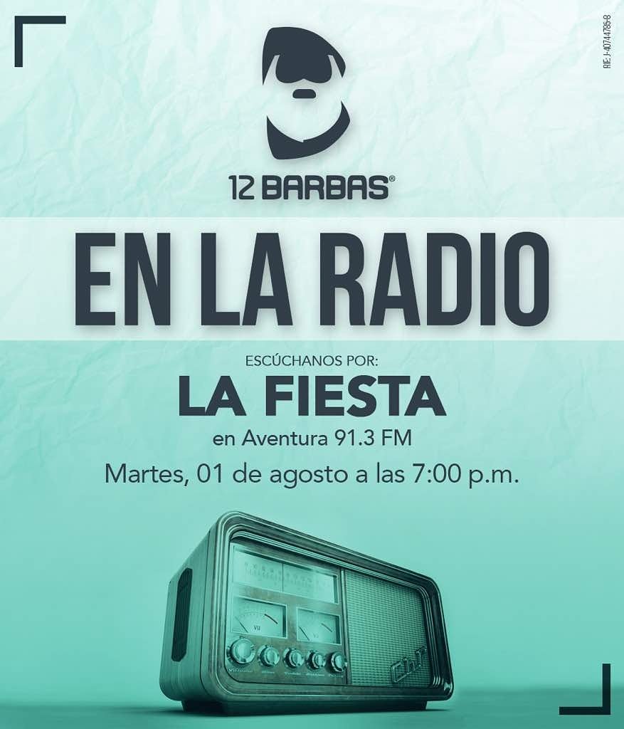 12Barbas's tweet photo. ¡HOY! ¡Rockearemos en la radio! 🤘 https://t.co/lUlA2NzYxC