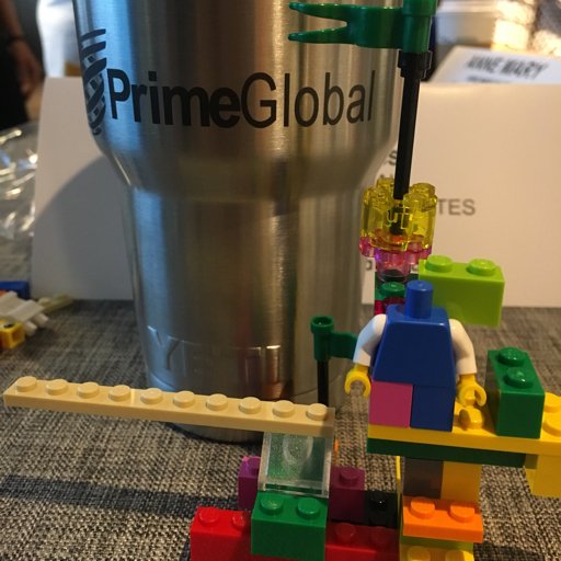 Enjoying Lego Serious Play at @primeglobalacct Emerging Leaders Conference. #pgel17 #primeglobalplanet