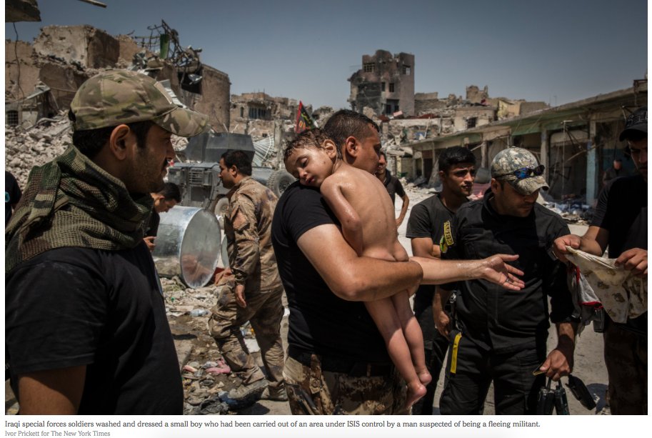 sarablask's tweet photo. The toll of the battle for Mosul is only now starting to come into focus. Haunting images from @ivorprickett https://t.co/VXiAyo64yw https://t.co/NK2orRCfmg