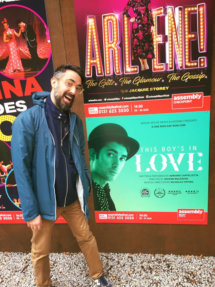 Get ready to fall in love, Edinburgh! <a href="/edfringe/">Edinburgh Festival Fringe</a> <a href="/AssemblyFest/">Assembly Festival</a> <a href="/thisboysinlove/">Adriano Cappelletta</a> #loveislove #gayscotland #cabaret #theatre #comedy