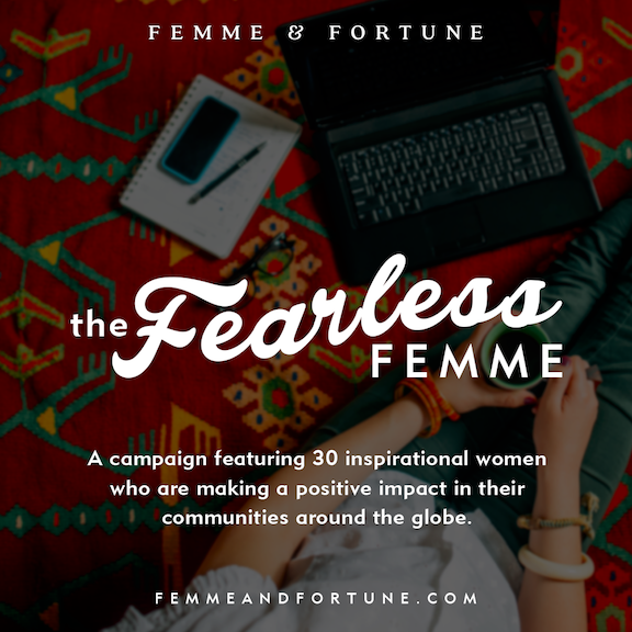 FemmeAndFortune's tweet photo. We’ll be picking 30 change makers to highlight with #TheFearlessFemme campaign. Nominate the #bosses you know today! https://t.co/O6lM9dzuaL https://t.co/u7WrR8sBiI