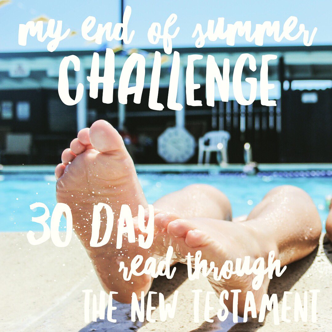 AngelleAimee's tweet photo. 2 New Challenges, Read through the New Testament in 30 days &amp; get better at Twitter ... Day 1 is looking good 😬! https://t.co/GelOo7ZBqm