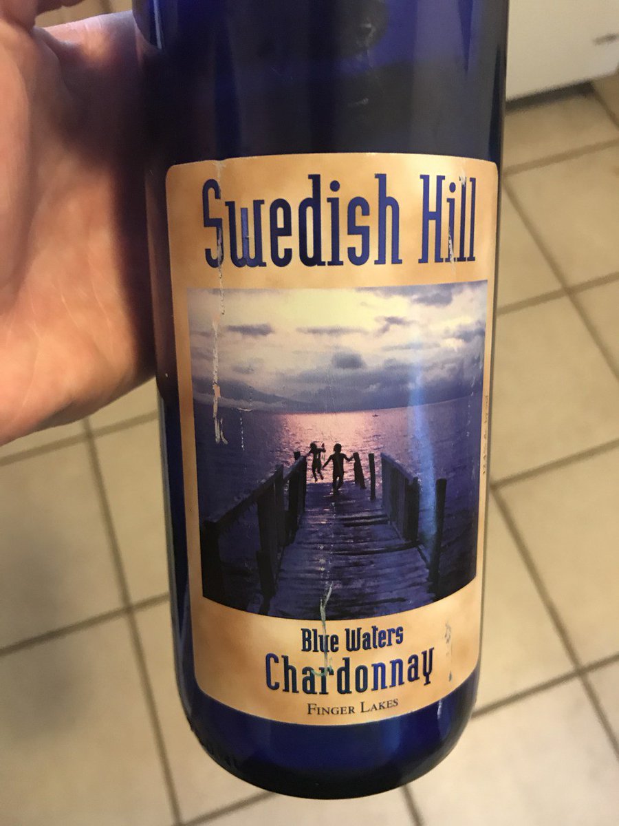 OregonWinette's tweet photo. A light, refreshing Chardonnay by Swedish Hills! I'd drink this weekly if I could. #wine https://t.co/CT0gu8ZMXf https://t.co/ghrfnNHNLl