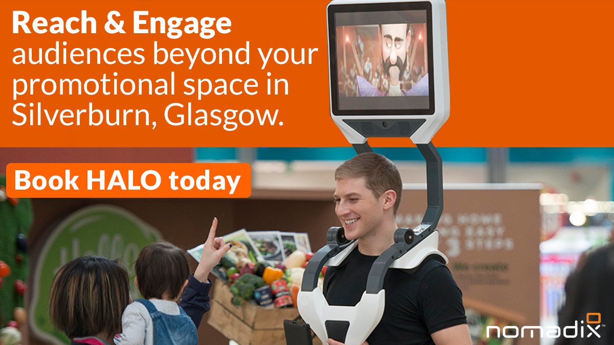 NomadixInter's tweet photo. If you are looking to reach and engage your audience in Silverburn - book HALO today: https://t.co/CFjNKkTlWg #TuesdayMotivation #iWalker https://t.co/rZafRLnHq9