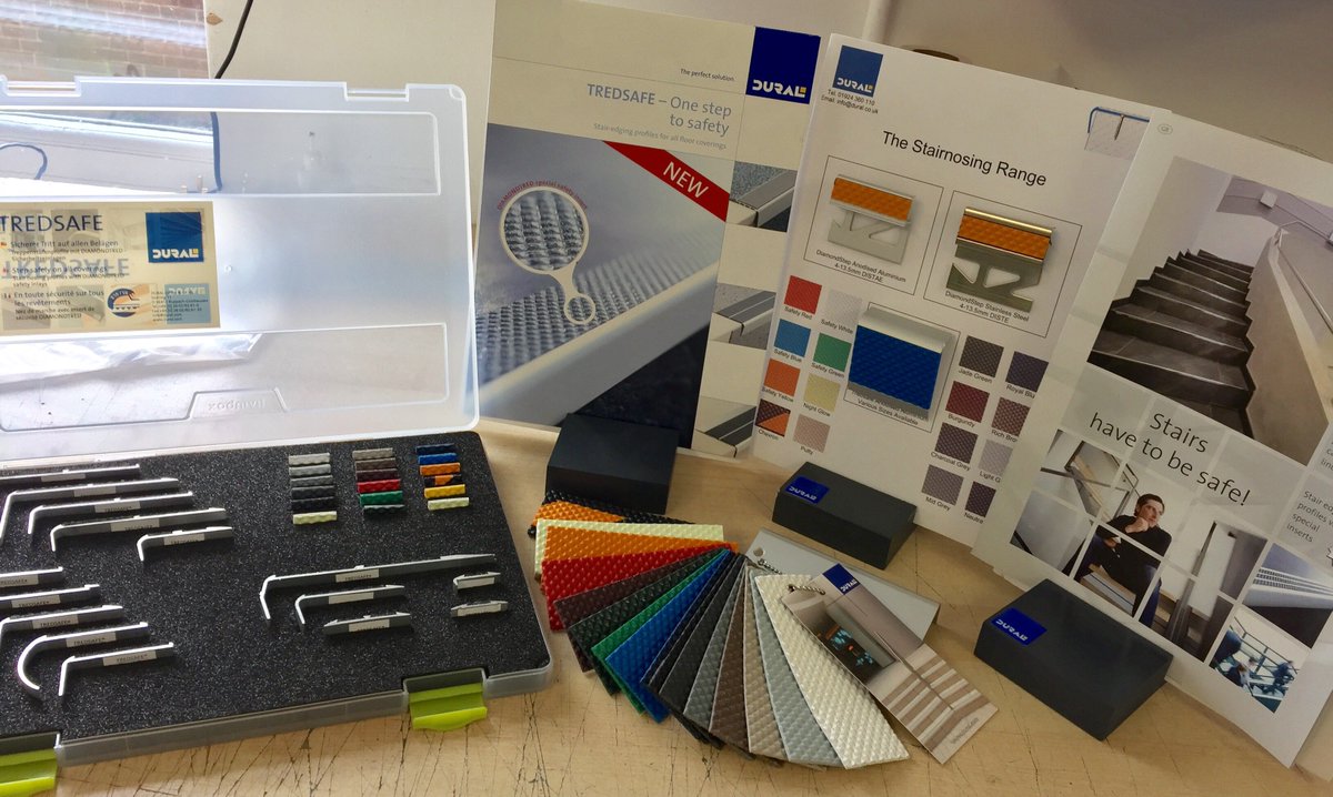Dural_UK's tweet photo. One step to safety
Please contact us for free Swatches, Catalogues & Samples
Dural UK 01924 360110
#Tredsafe #Stairnosing #Safestairs https://t.co/HSE5XOREdh