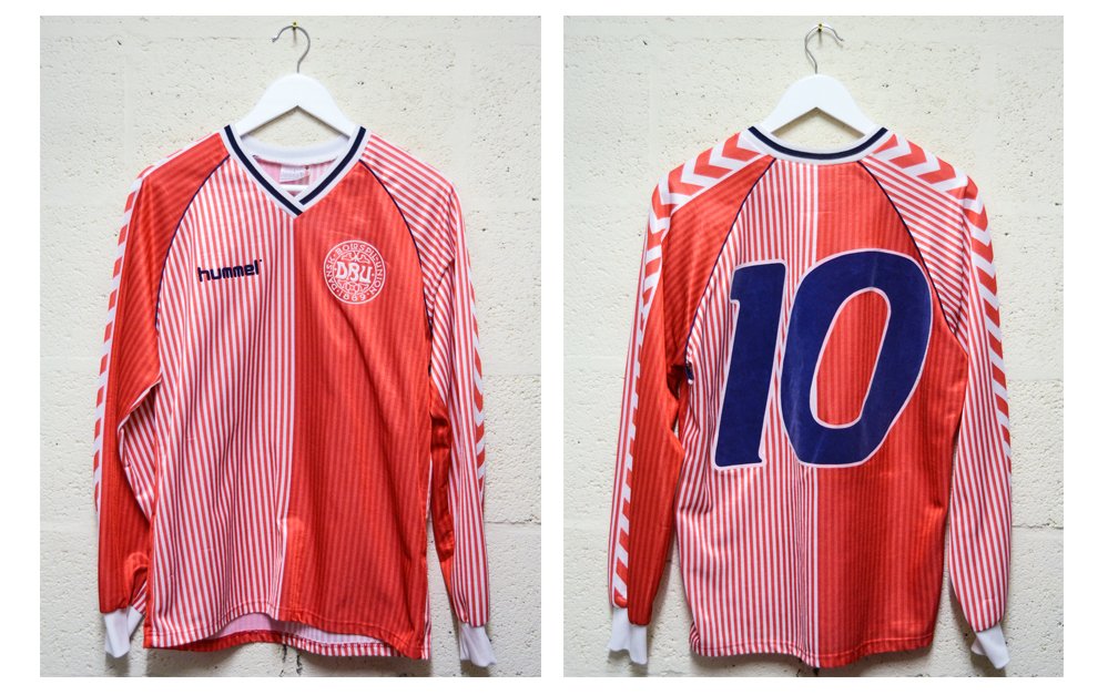 Classic Football Shirts on Twitter: "Denmark 1986 by Hummel. One of the  greatest! Shop Denmark - https://t.co/r3IBw8ctDn… "