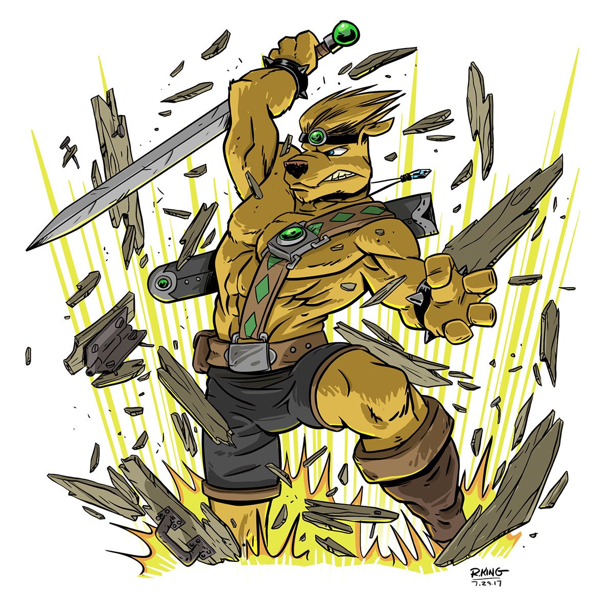 RobKing21's tweet photo. From rough to color...it's a drawing. https://t.co/QF3ztUCpCv