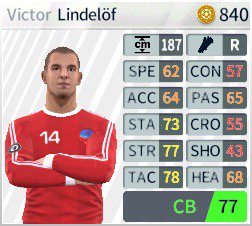 chanyakhon's tweet photo. I have just bought Victor Lindelöf in #dreamleaguesoccer https://t.co/HRVYBhTAxw