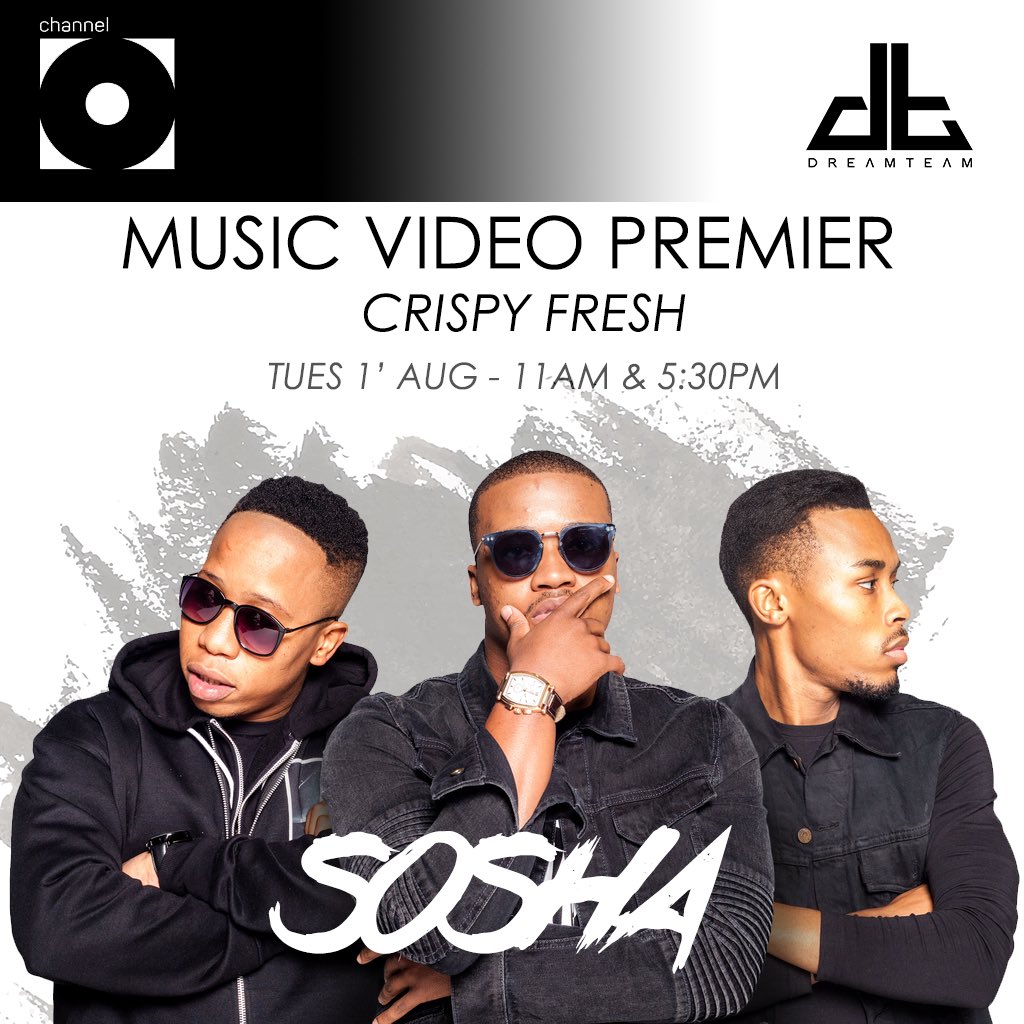 DreamTeamDBN's tweet photo. BE SURE TO TUNE IN TO #CrispyFresh AT 5:30 on @ChannelOTV TO CATCH THE #SoshaVideo π₯π₯π₯ #LevelUpDT https://t.co/pmBbjzGOa4
