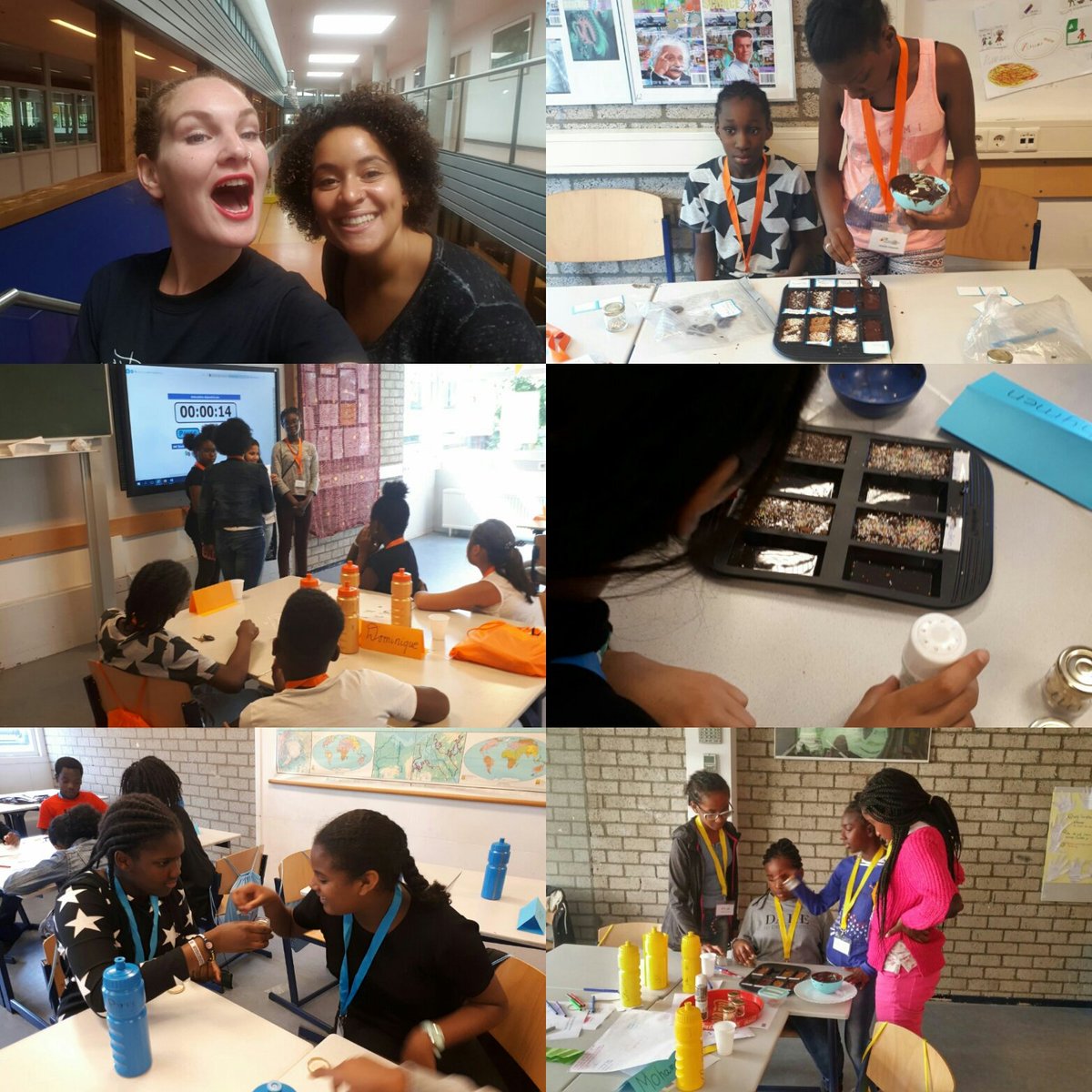 Choco Ondernemers bij <a href="/ZomerschoolZO/">Zomerschool Zuidoost</a> zit er weer op! Veel creativiteit; zelfgemaakte choco repen én bedrijfslogos! #fairtradechocolate #yum