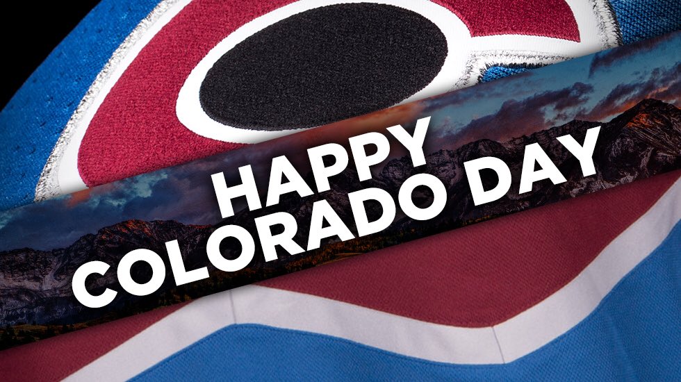 Avalanche's tweet photo. We are so proud to represent such a beautiful state. 

#ColoradoDay https://t.co/7ASIjk4IHs
