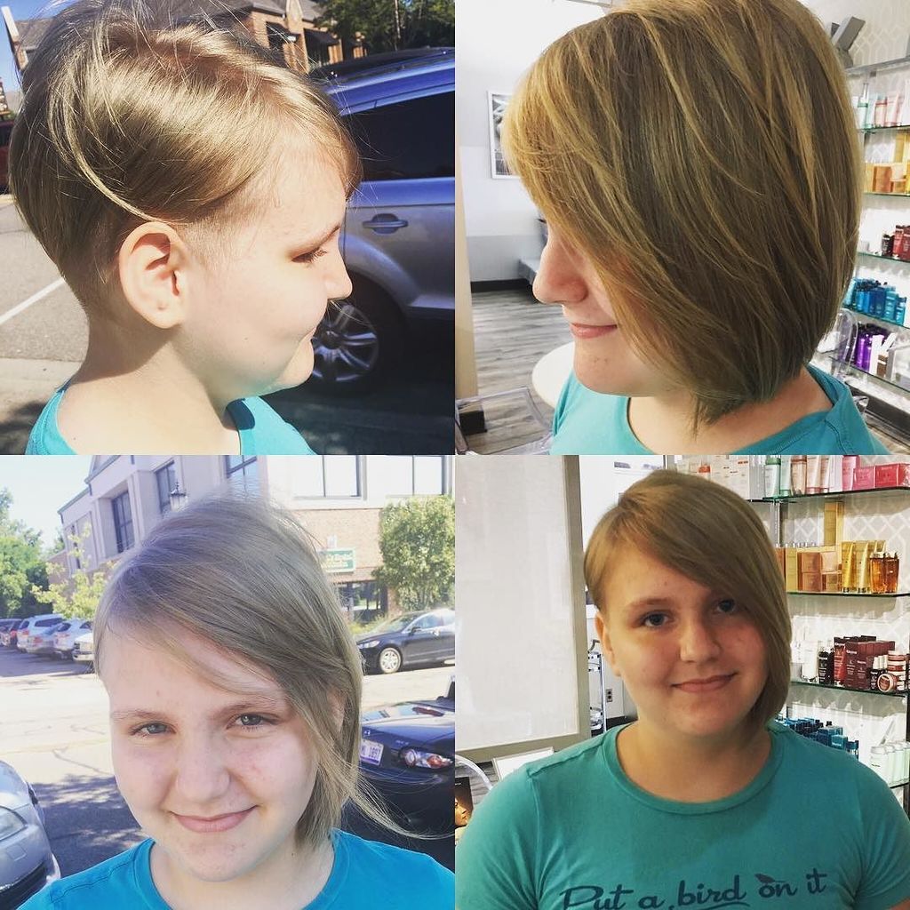 onegirlcircus's tweet photo. Hair cut for my girl is exactly what she wanted thanks to @ktassis #newhairday #ellagram https://t.co/iCzY51TJO1 https://t.co/ubh13enPyf