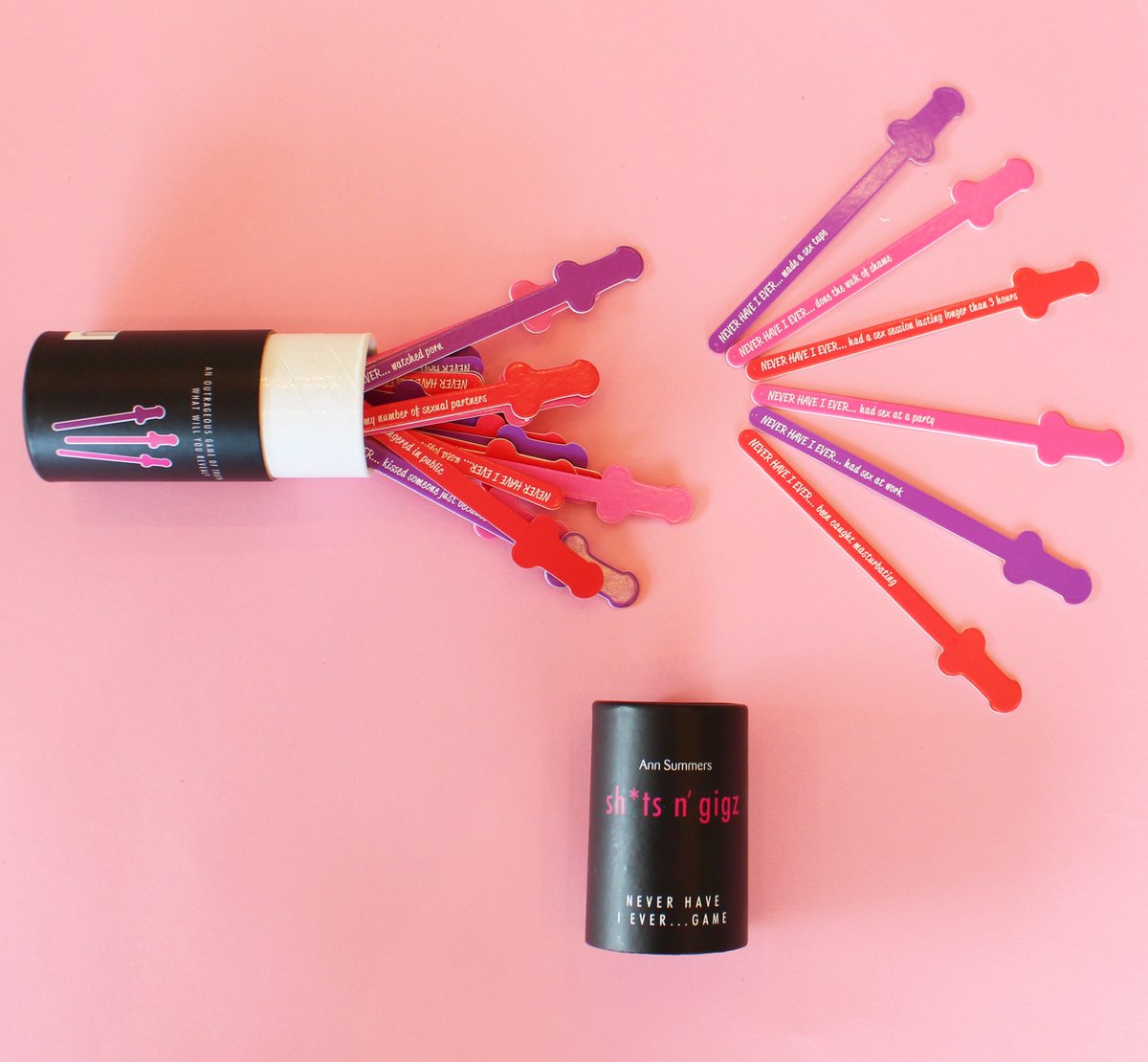 AnnSummers's tweet photo. 👌SH*TS N' GIGZ👌 get weekend ready with the classic 'Never Have I Ever' game. The perf pre-party activity. Shop now: https://t.co/vG6sj4B4La https://t.co/6gHcoaIY4r