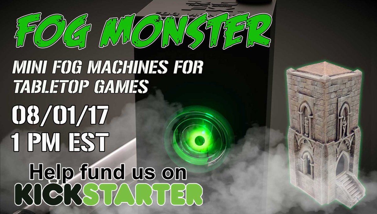LorenzMarchetto's tweet photo. RealGameFX Fog Monster Kickstarter Launch imminent!!!
https://t.co/NltfwbzdWU
https://t.co/F9oilx9HGB
#MHW #RGFX #fogmachines #modulaterrain https://t.co/YMI12MK2zF