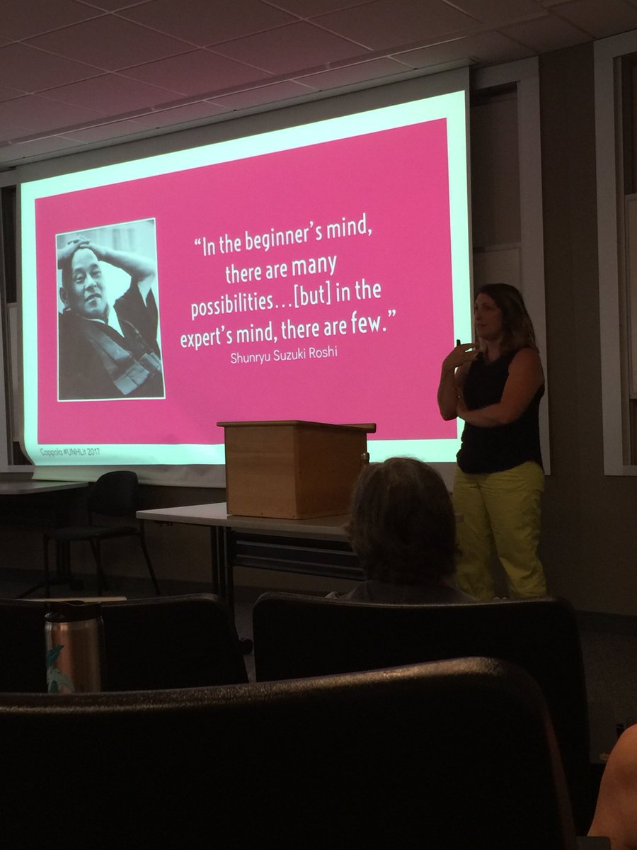 Why I come to <a href="/UNHLit/">NH Literacy Institutes at UNH</a> 👍🏻 A good reminder from @ShawnaCoppola
