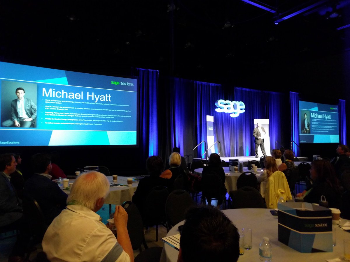 Welcome @mhyattspeaker to your 4th Sage event! We are so excited to have you back on our Sage stage! #SageSessions <a href="/SageNAmerica/">Sage North America</a>
