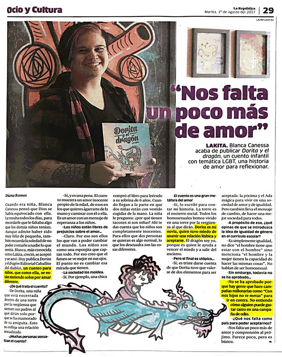 CMHNTM's tweet photo. Perú | Diario @larepublica_pe promueve cuento de lesbianas para niños y continúa su campaña de ataques al colectivo #ConMisHijosNoTeMetas. https://t.co/hT6UaqsxGC