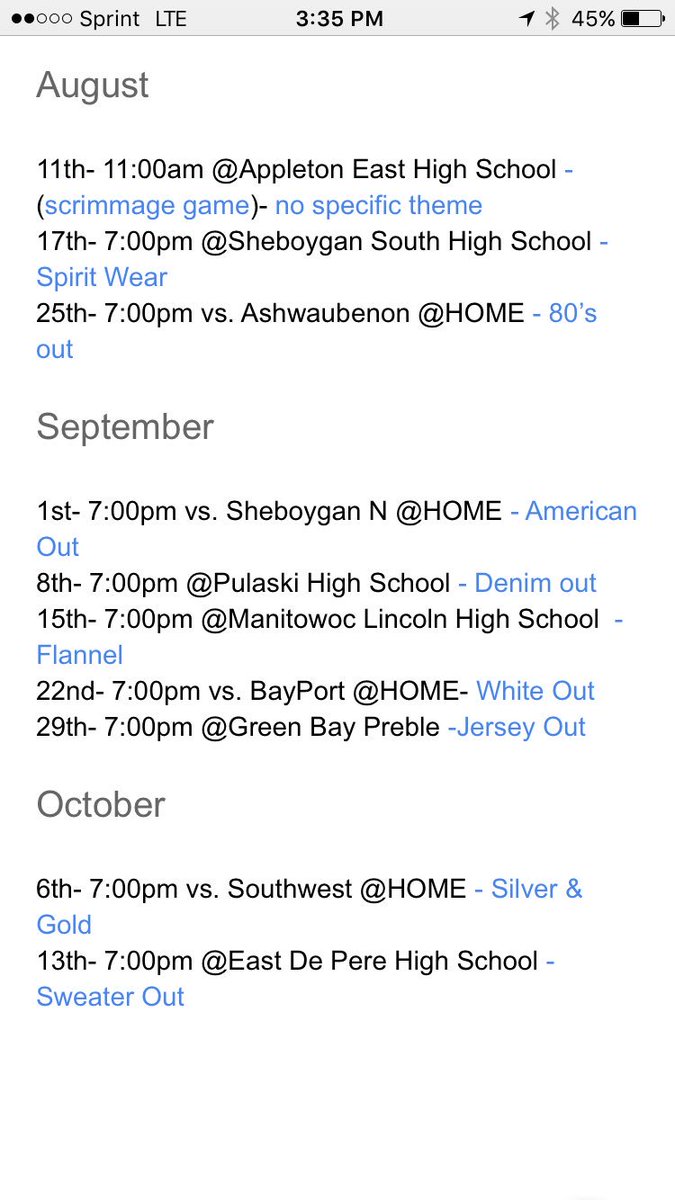 NDAFanman's tweet photo. Here is what we have so far the 2017 NDA football year!! Can't wait for the year to start! #WeAreNDA 🏈🏈 https://t.co/iqHmdm7kb5