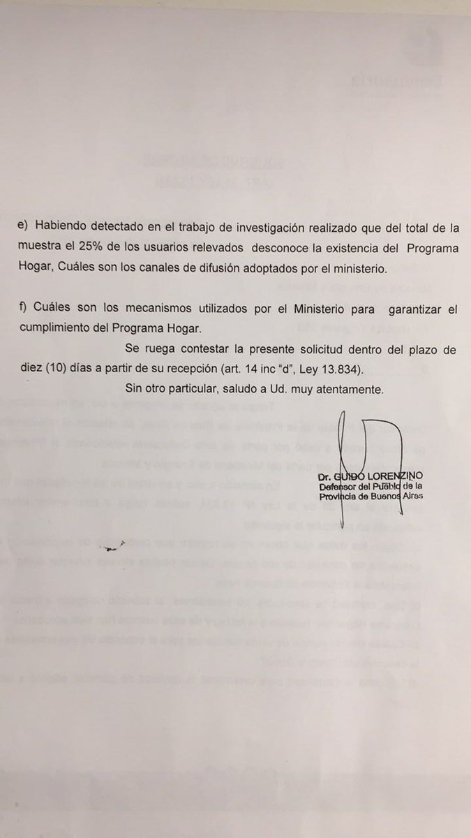 Elevamos un reclamo al ministerio de Energía sobre el “Programa Hogar” y para saber cuanta gente se encuentra sin conexión de red de gas ⬇️